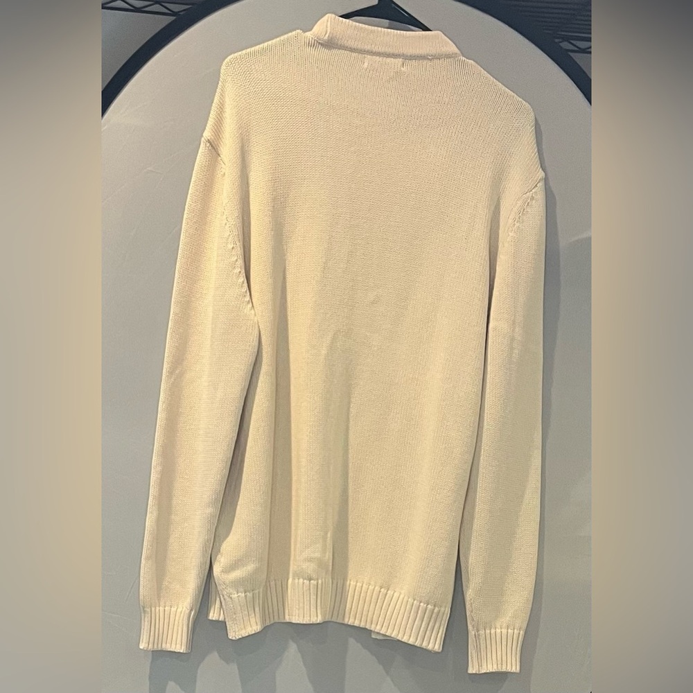 Zara Cream Button-Up Cardigan - Picture 4 of 6